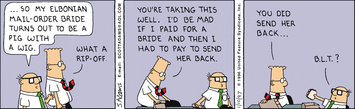 Dilbert Cartoon